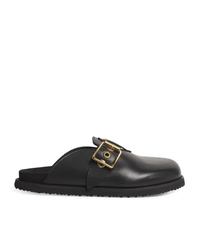 Vivienne Westwood Leather New oz Clogs In Black