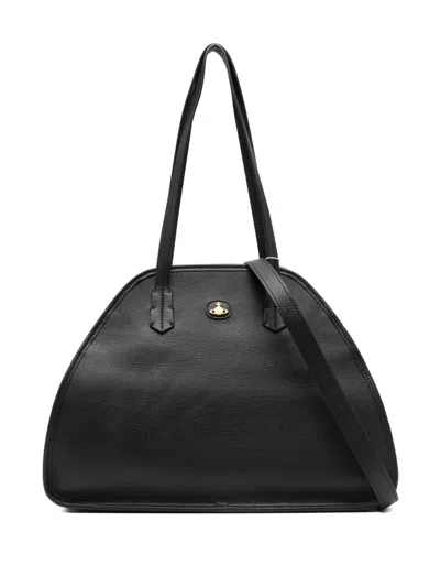 VIVIENNE WESTWOOD LEATHER SHOULDER BAG