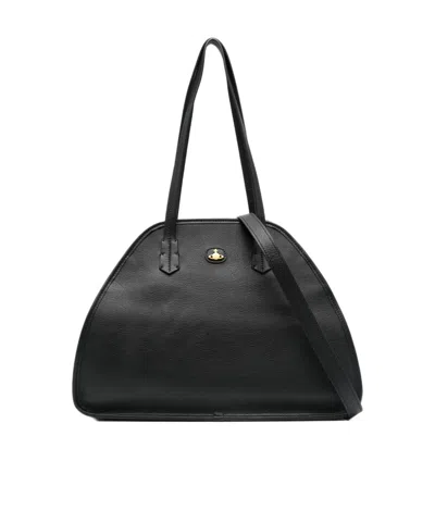 VIVIENNE WESTWOOD LEATHER SHOULDER BAG