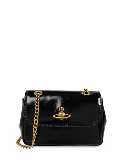 VIVIENNE WESTWOOD LEATHER SHOULDER BAG