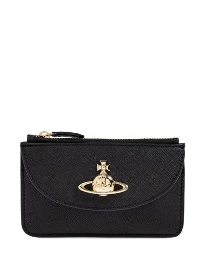 Vivienne Westwood Leather Wallet In Black