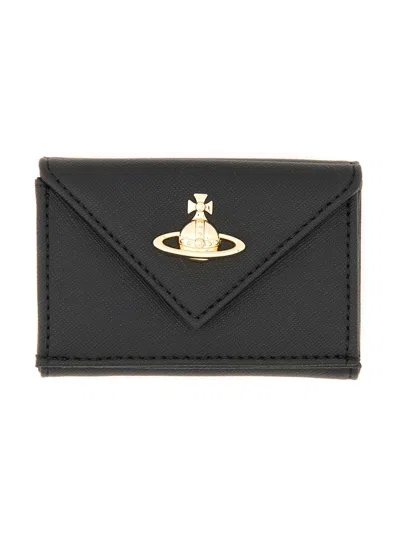 Vivienne Westwood Leather Wallet In Black