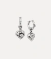 Vivienne Westwood Lee Earrings Silver Cubic Zirconia Women In Silver