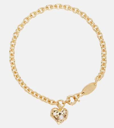 Vivienne Westwood Lee Embellished Gold-plated Necklace
