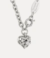 Vivienne Westwood Lee Necklace Silverwhitecz Brass Women