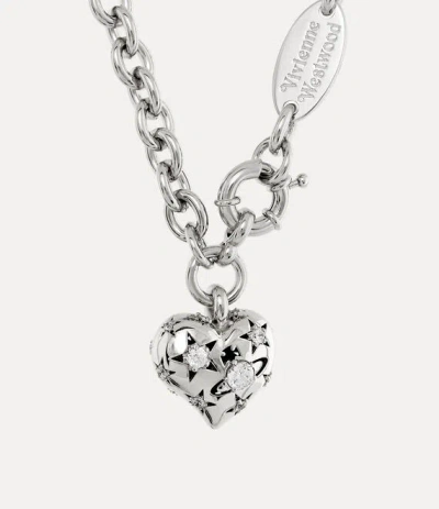 Vivienne Westwood Lee Necklace Silverwhitecz Brass Women