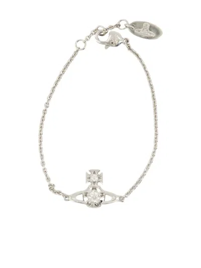 Vivienne Westwood Lee Orb Bracelet In Silver
