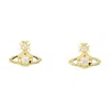 Vivienne Westwood Lee Orb Earrings In Brown