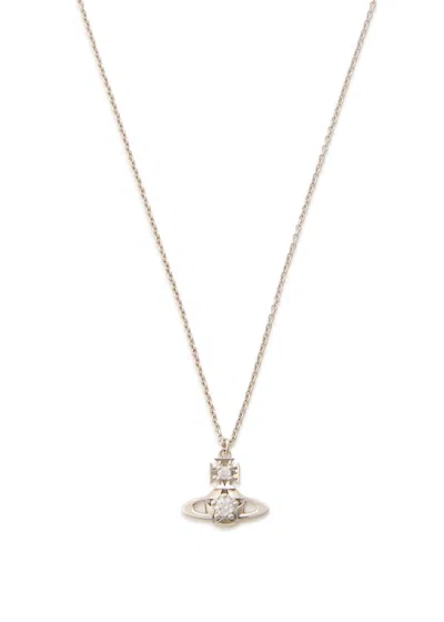 Vivienne Westwood Lee Orb Necklace In Silver