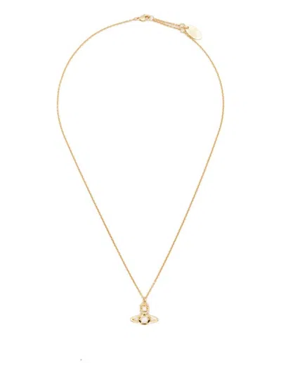 Vivienne Westwood Lee Orb Pendant Necklace Accessories In Gold