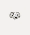 Vivienne Westwood Lee Ring Silver Unisex In Silver