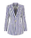 Vivienne Westwood Lelio Striped Single-breasted Blazer In White