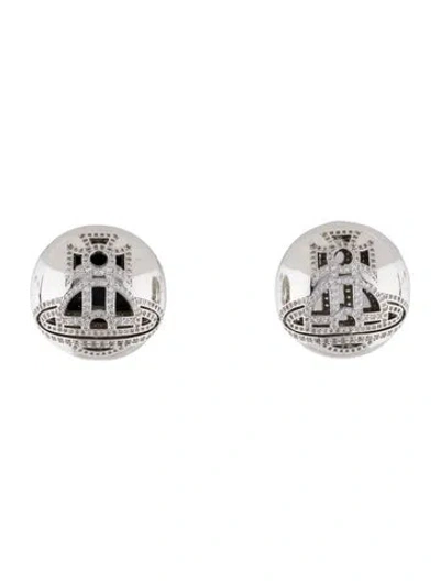 Pre-owned Vivienne Westwood Lennie Earclips In Multicolor