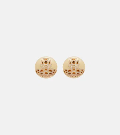 Vivienne Westwood Lennie Earrings In Gray