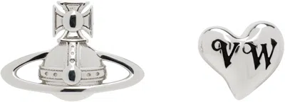 Vivienne Westwood Leodaria Earrings In Silver
