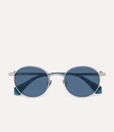 Vivienne Westwood Leon Sunglasses Stainless Dark-silver  Men
