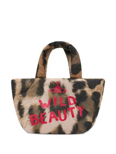 VIVIENNE WESTWOOD LEOPARD-PRINT TOTE BAG