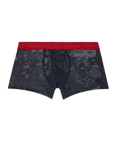 Vivienne Westwood Let It Rock Boxer Briefs In Black