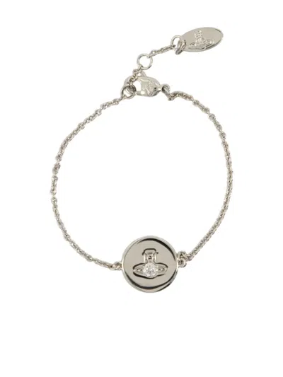 Vivienne Westwood Lewis Bracelet In Silver