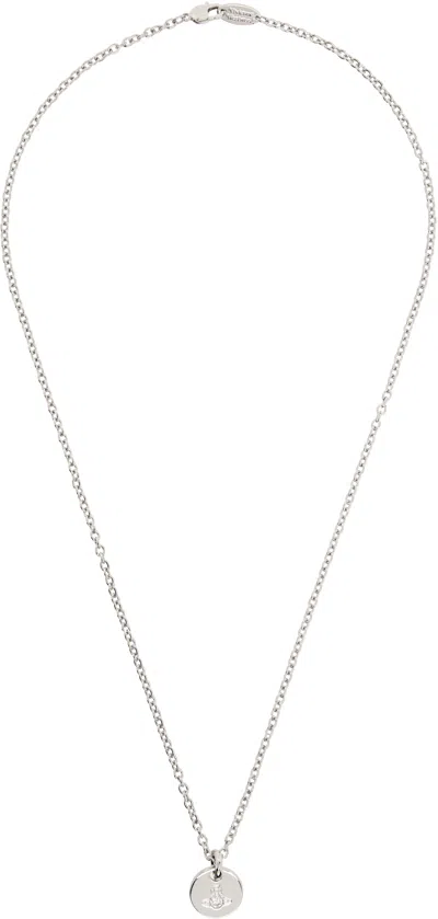 Vivienne Westwood Lewis Pendant Necklace In Metallic
