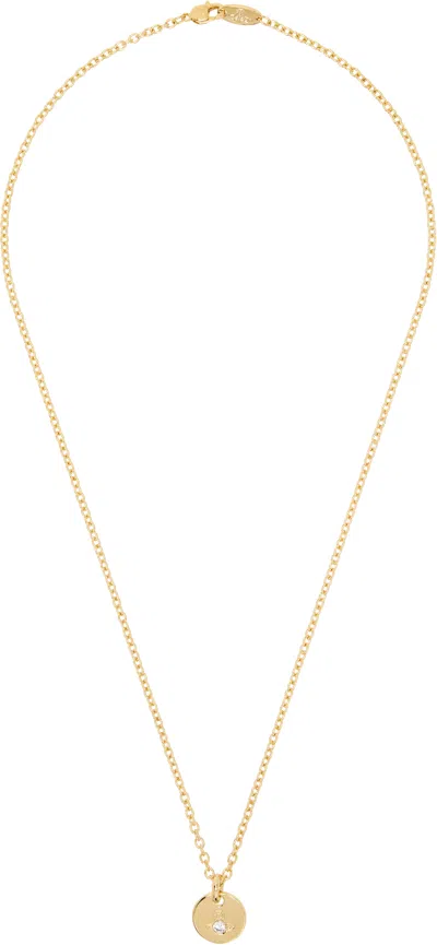 Vivienne Westwood Lewis Pendant Necklace In Gold