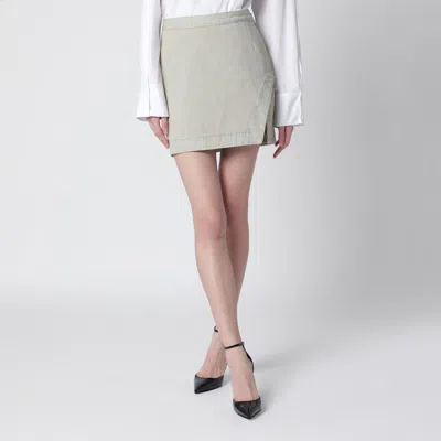 Vivienne Westwood Light Blue Infinity Mini Denim Skirt In Neutral