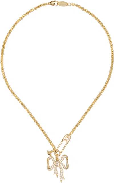 Vivienne Westwood Lilith Pendant Necklace In Brown