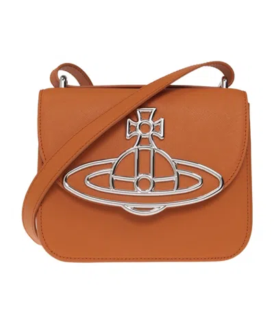Vivienne Westwood Linda Crossbody Bag In Brown