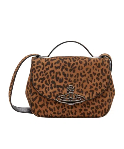 Vivienne Westwood Linda Crossbody Bag In Brown