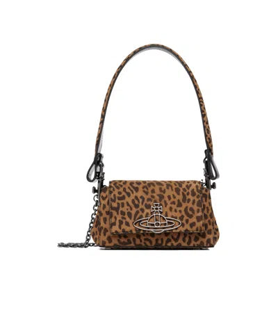 Vivienne Westwood Linda Crossbody Bag In Brown