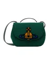 Vivienne Westwood Linda Crossbody Bag In Green