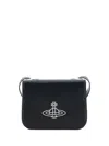 Vivienne Westwood Linda Silky Leather Crossbody Bag In Black