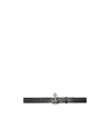 Vivienne Westwood Line Orb Buckle Belt In Black
