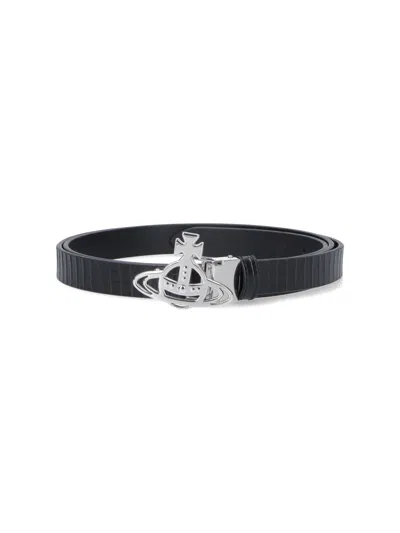 VIVIENNE WESTWOOD LINE ORB REVERSIBLE BELT