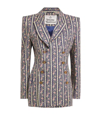 Vivienne Westwood Linen Floral Lelio Blazer