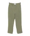 Vivienne Westwood Straight Leg Trousers Turn-up Hem In Green