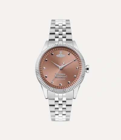 Vivienne Westwood Little Seymour Watch Stainless Steel Women In Silver