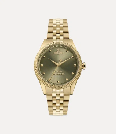 Vivienne Westwood Little Seymour Watch Stainless Steel Women In Gold