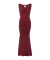 Vivienne Westwood Red Liz Jersey Maxi Dress In Burgundy