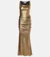 Vivienne Westwood Liz Jersey Dress Disco Jersey Gold Xs Women In Gold