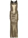 Vivienne Westwood Liz Jersey Dress Disco Jersey Gold Xs Women In Gold
