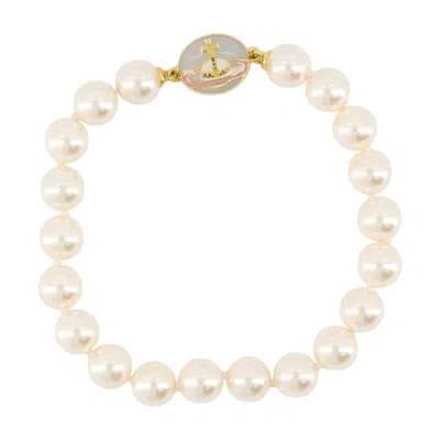 Vivienne Westwood Loelia Bracelet In Metallic