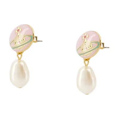 Vivienne Westwood Loelia Earrings In Gold