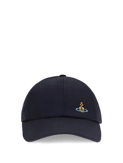 Vivienne Westwood Logo Baseball Cap In Neutral