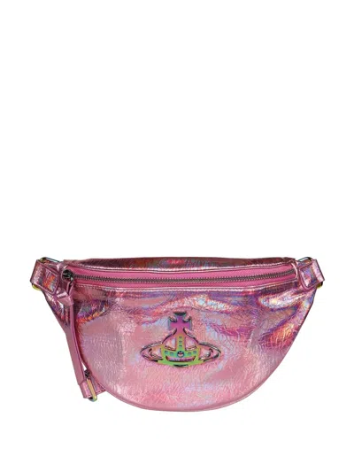 Vivienne Westwood Logo Belt Bag In Pink