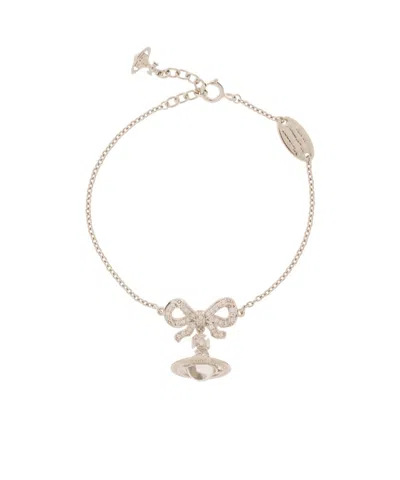 Vivienne Westwood Logo Bracelet In Yellow