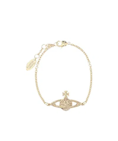 Vivienne Westwood Logo Bracelet In Orange