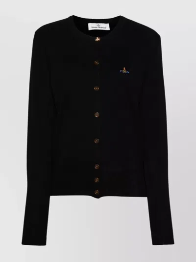 VIVIENNE WESTWOOD LOGO BUTTONS KNITWEAR CARDIGAN
