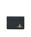 Vivienne Westwood Logo Card Holder In Black