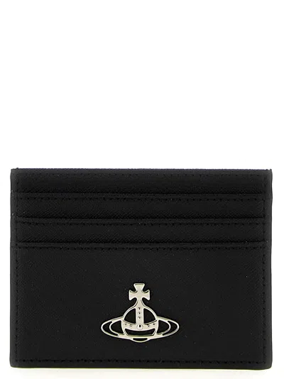 Vivienne Westwood Logo Card Holder In Black